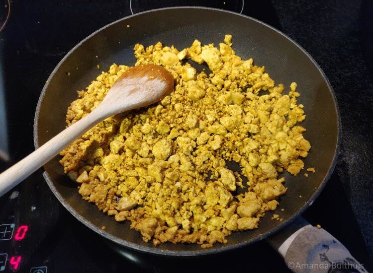 Scrambled tofu