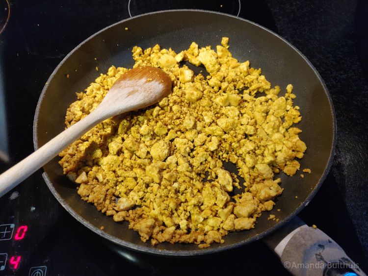 Scrambled tofu