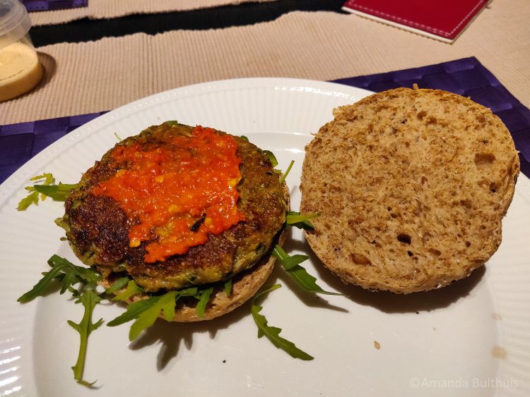 Courgette burgers