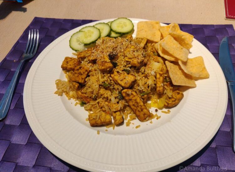 Nasi met tempeh