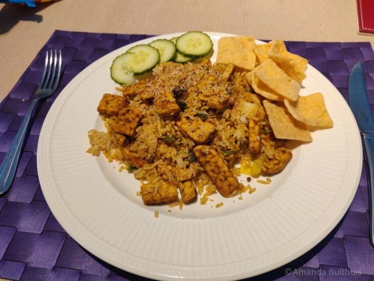 Nasi met tempeh