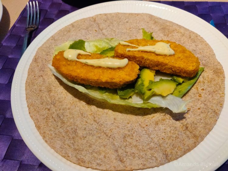 Wraps met kipschnitzel