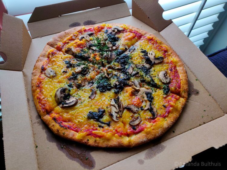 Vegan pizza met truffel - New York Pizza