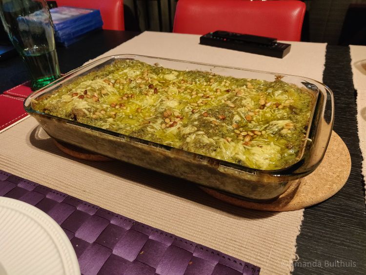 Groene lasagne