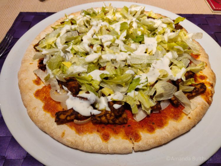 Vegan shoarmapizza - week 45 -2021