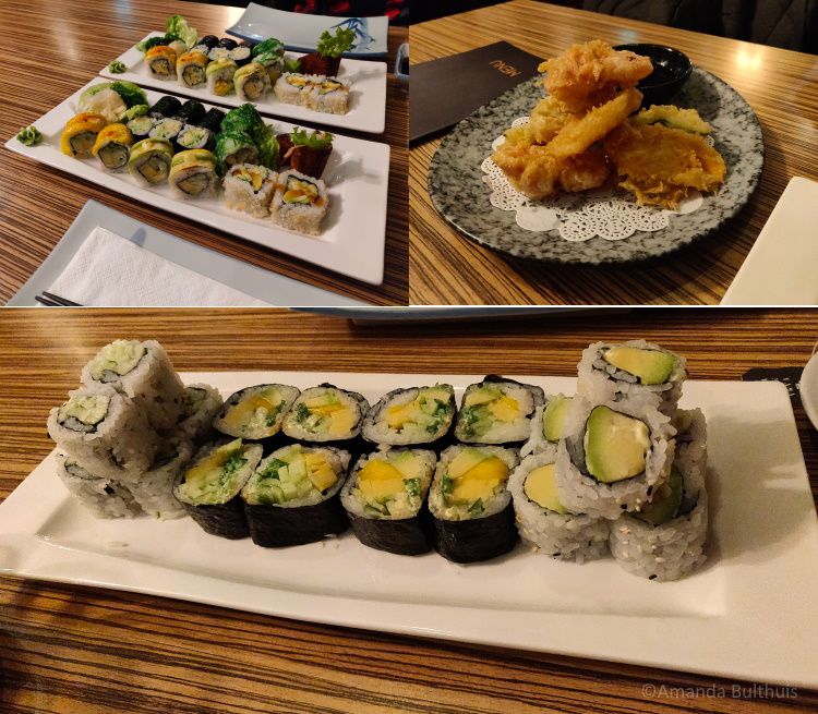 Sushi van restaurant Kyoto Eindhoven, november 2021