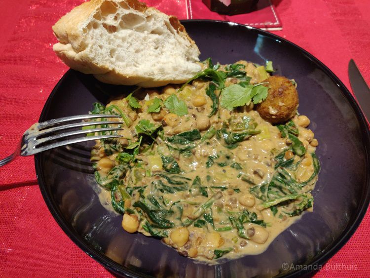 Curry met kikkererwten en linzen - week 5 - 2022