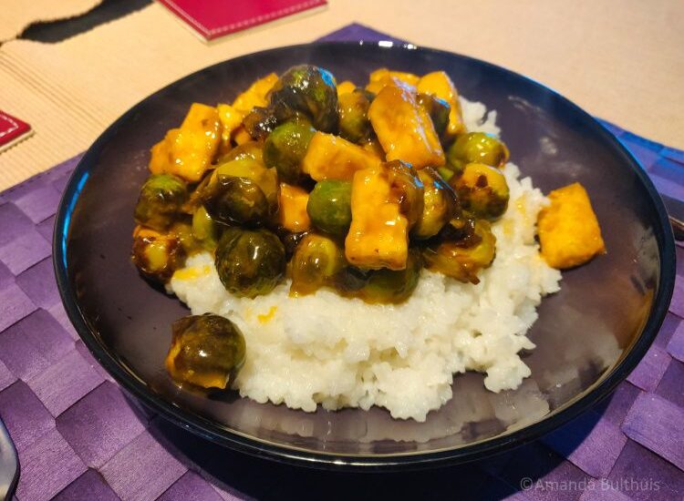 Tofu en spruitjes uit de Airfryer