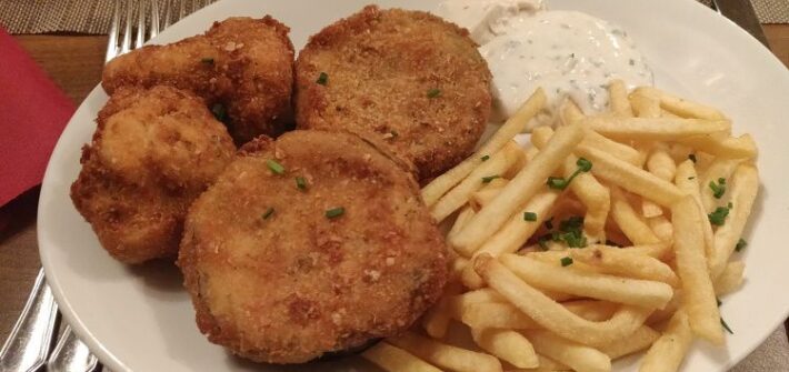 Vegan schnitzel Oostenrijk