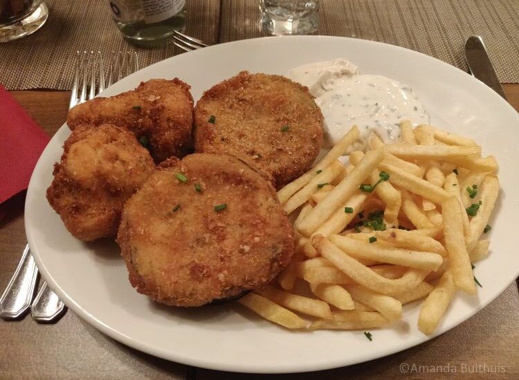 Vegan schnitzel Oostenrijk