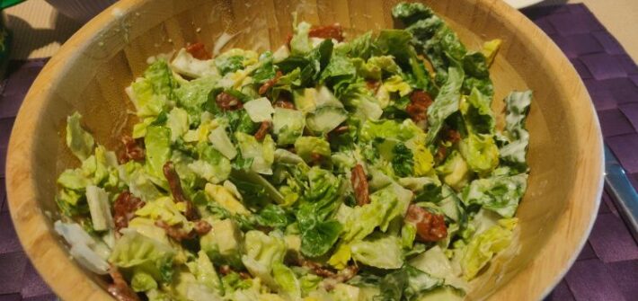 Vegan caesar salade