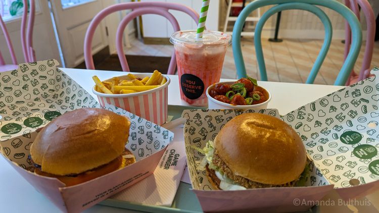 Vegan in Londen bij Neat Burger