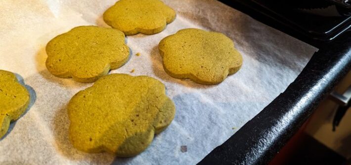 Vegan matcha koekjes