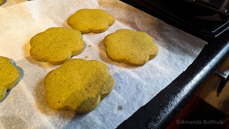 Vegan matcha koekjes