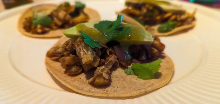 Taco's met jackfruit shoarma