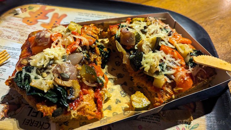 Efteling - Vegan broodpizza