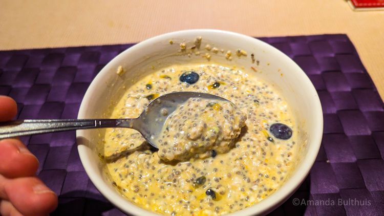 Overnight oats met chia