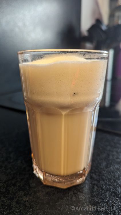 Vegan lavendel latte
