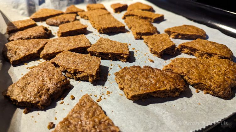 Vegan speculaasbrokken