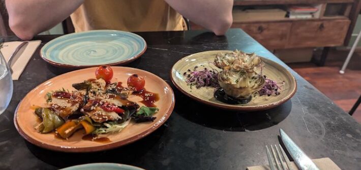 Vegan tapas in Barcelona