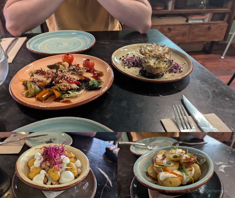 Vegan tapas bij Velada in Barcelona